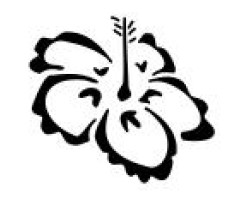 Polynesian Tattoo symbol -Hibiscus