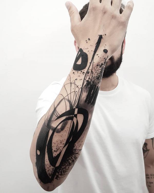abstract tattoo style