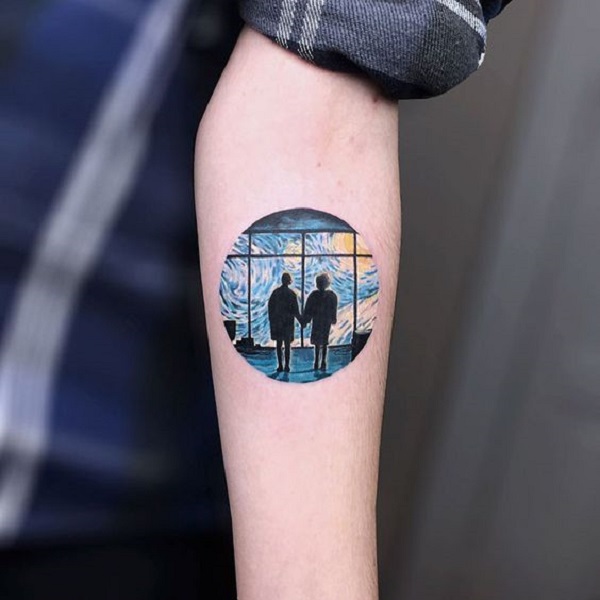 vincent van gogh tattoos A Gaze at Starry Night