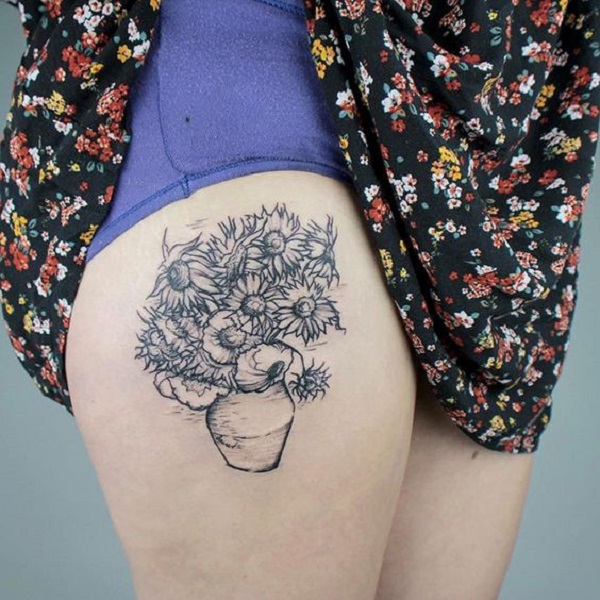 vincent van gogh tattoos Sunflowers