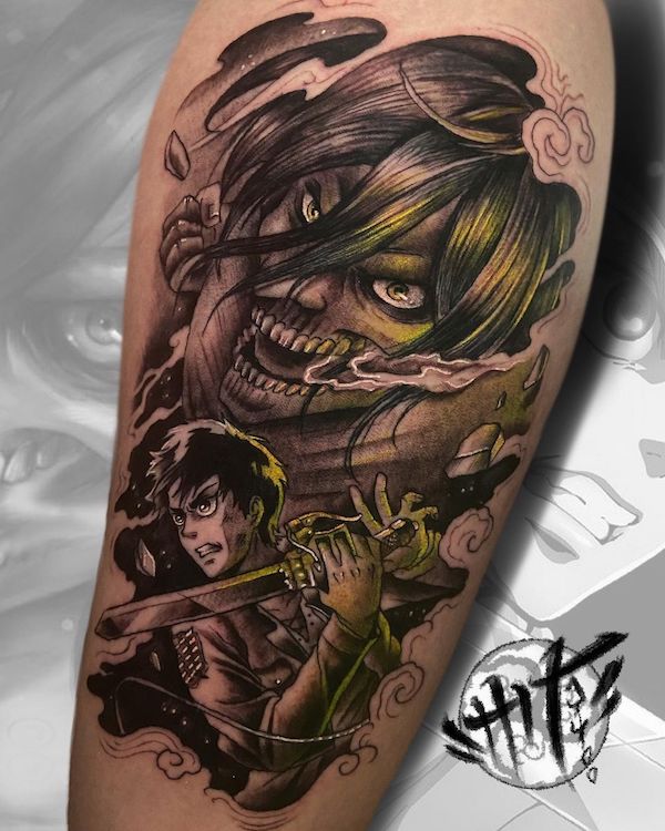 35 Cool Anime Tattoos for Animation Fans 2023  The Trend Spotter