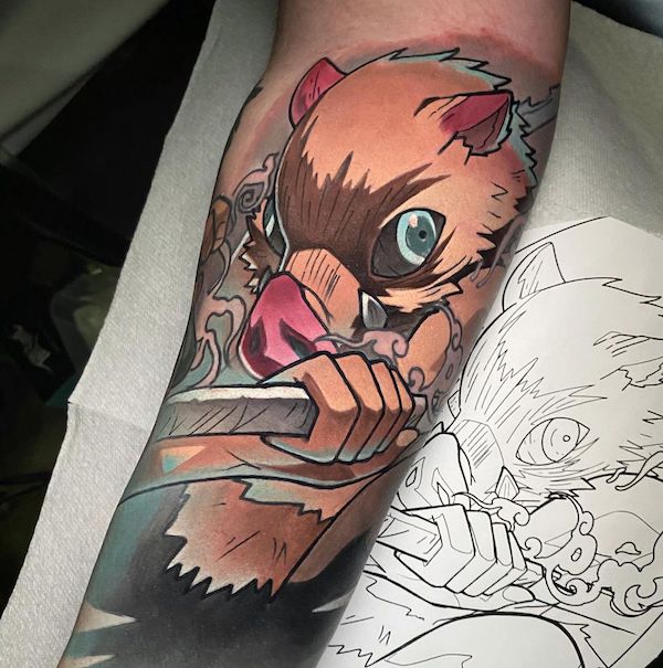 Hashibira Inosuka from Demon slayer