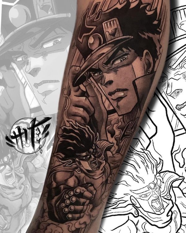 Jotaro kujo from JoJos bizarre adventures