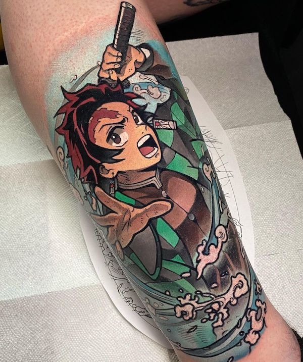 Tattoo Tanjiro Kamado - Demon Slayer