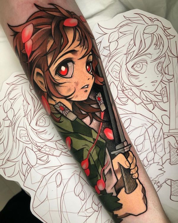 35 Iconic Anime Tattoos for Animation Lovers