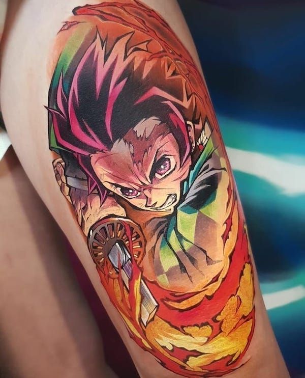 Tattoo Tanjiro Kamado - Demon Slayer