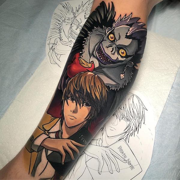 Anime Tattoo Guide For Japanese Animation Lovers 2023 Edition  Tattoo  Stylist