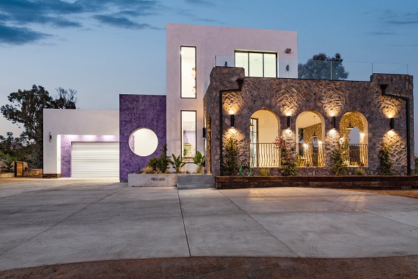 Malibu Modern Villa arc windows