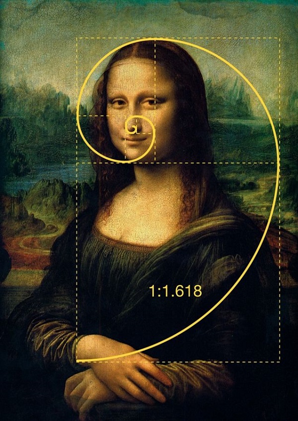 Fibonacci Sequence in Leonardo da Vincis Mona Lisa