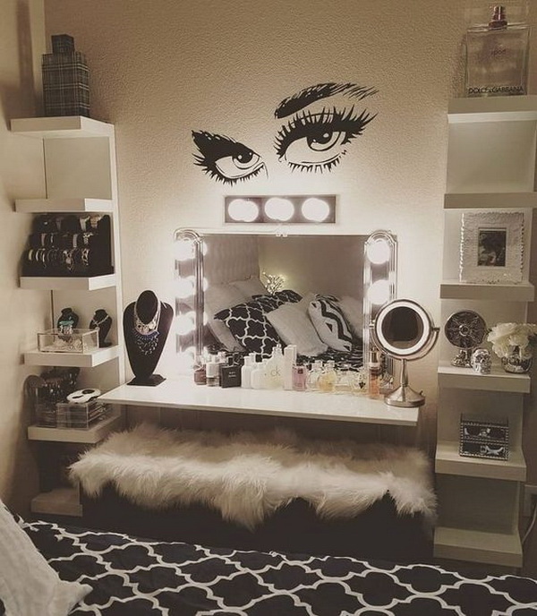 Add vanity room with your favorite wall art Add vanity room with your favorite wall art
