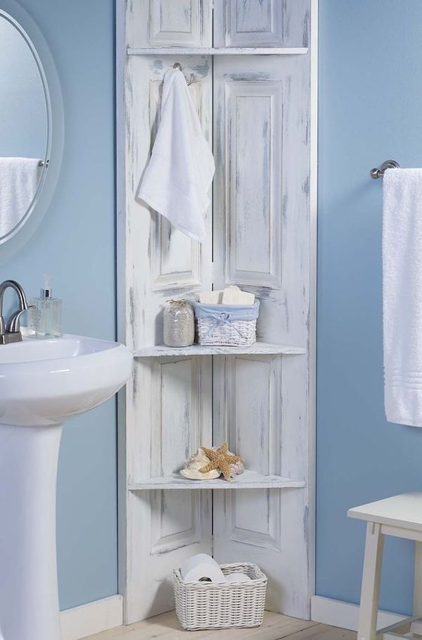 Building a corner shelf for your shower