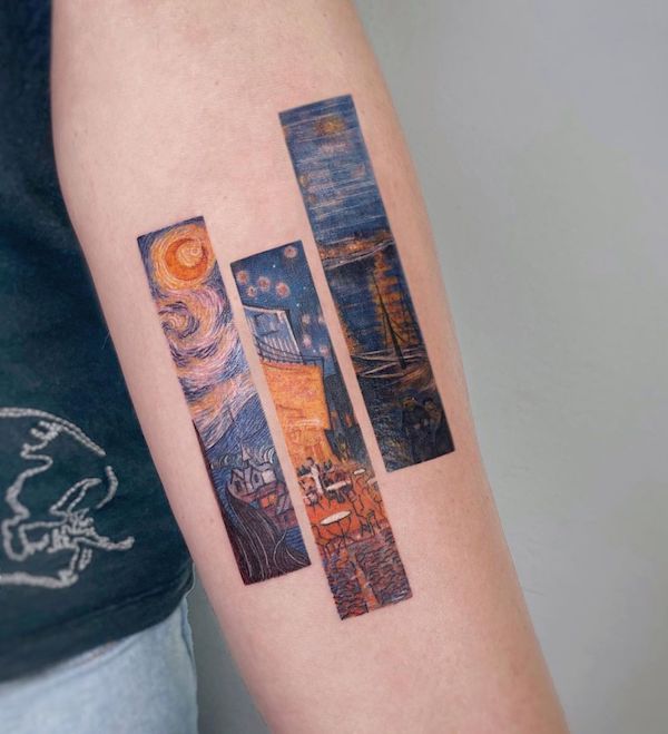 Starry night Caf Terrace at Night Starry night over the Rhone Starry night Caf Terrace at Night Starry night over the Rhone