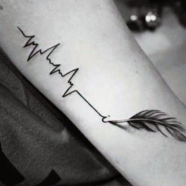 Feather heartbeat Feather heartbeat