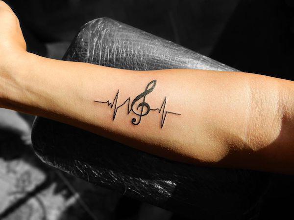 20 best womens music tattoo ideas that are so cute in 2023  Tukocoke