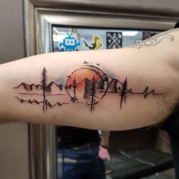 Heartbeat landscape Heartbeat landscape