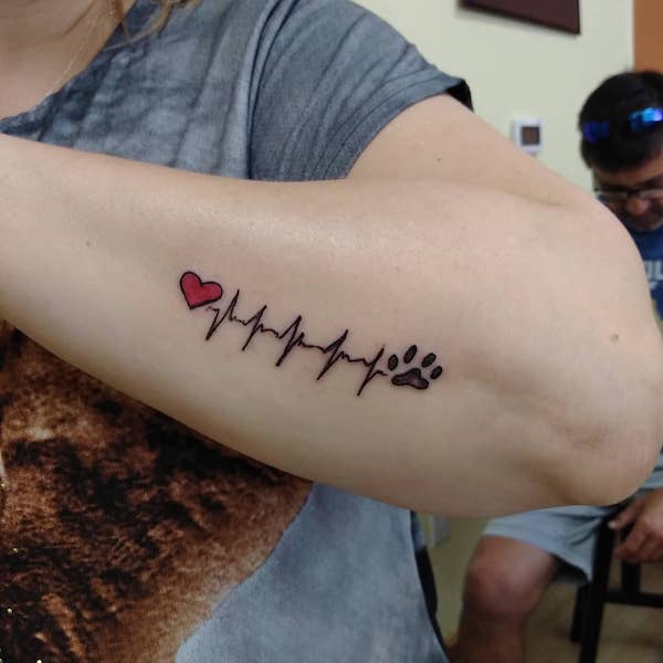 25 Heartbeat Tattoo Ideas You Will Instantly Fall In Love With  Heartbeat  tattoo Tattoos Meaningful tattoos for couples