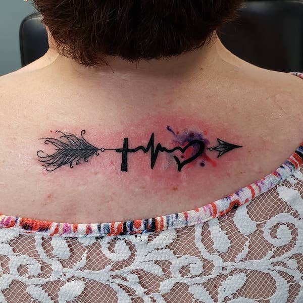 Heartbeat feather arrow Heartbeat feather arrow