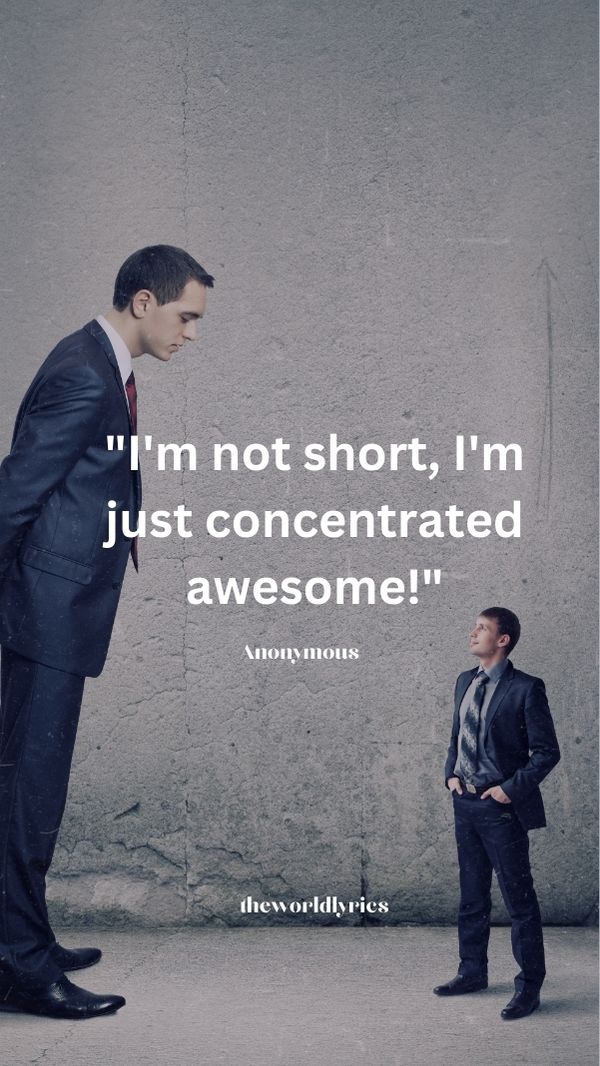 I\'m not short, I\'m just concentrated awesome!