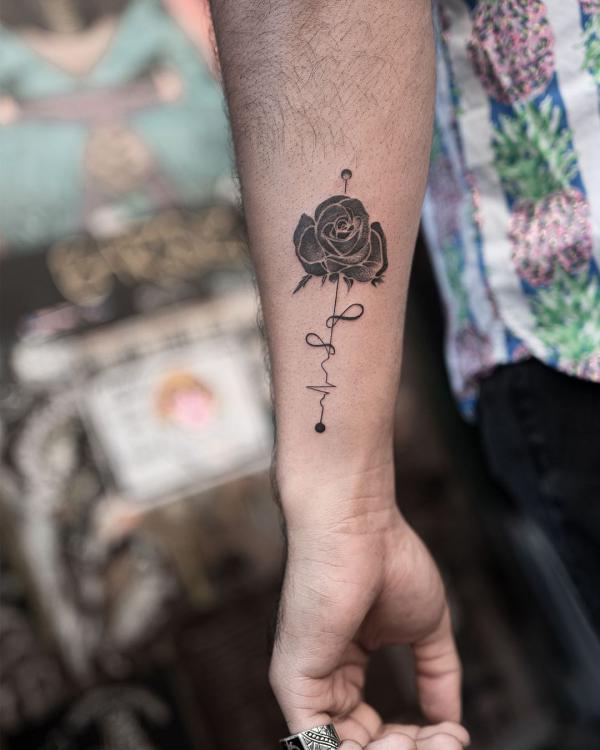 Aggregate 76+ heartbeat tattoo men latest - in.eteachers
