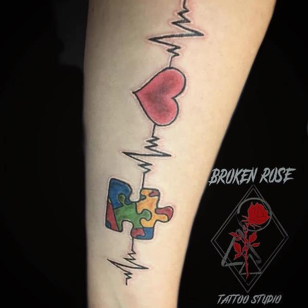 Puzzle heartbeat Puzzle heartbeat