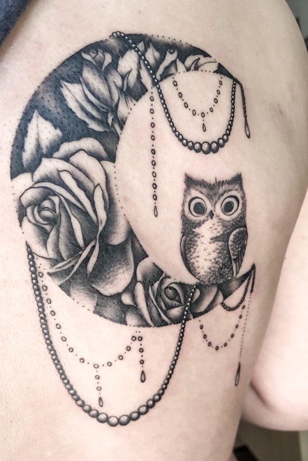 63 Amazing Owl Tattoos for Chest To Try Right Now  Psycho Tats