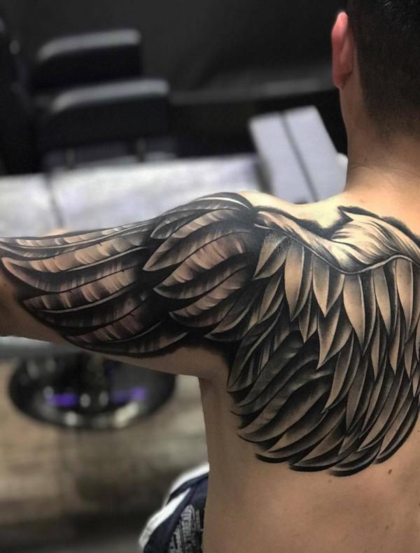 Shoulder Tattoos for Men | Cool chest tattoos, Verse tattoos, Mens shoulder  tattoo