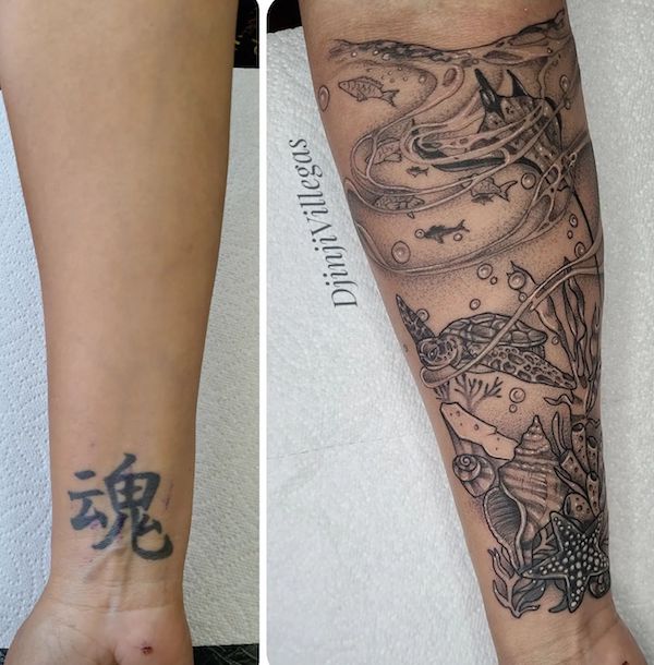 Tattoo uploaded by SYGTATTOOS  Cover up  Tattoodo