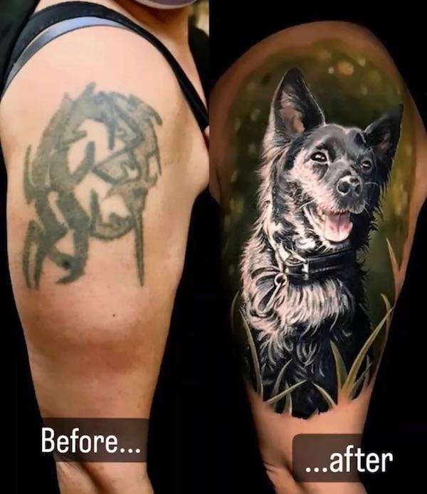 Coverup tattoo covered with feather and birds by b by Samarveera2008 on  DeviantArt