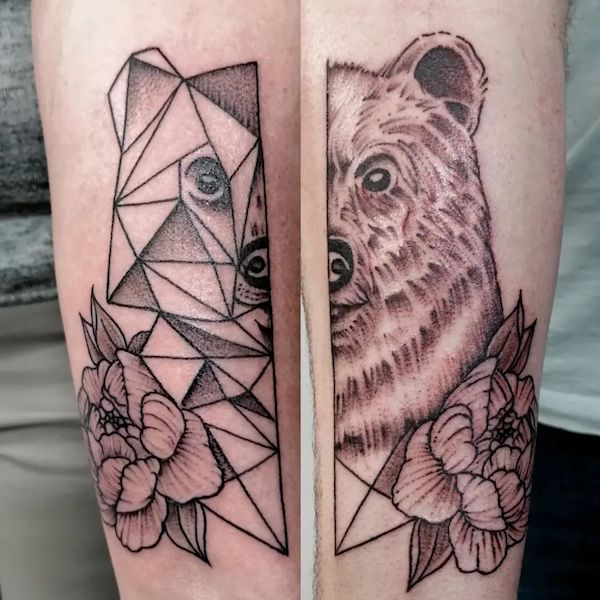 Tattoo tagged with small bear micro animal playground tiny panda  ifttt little wrist minimalist  inkedappcom