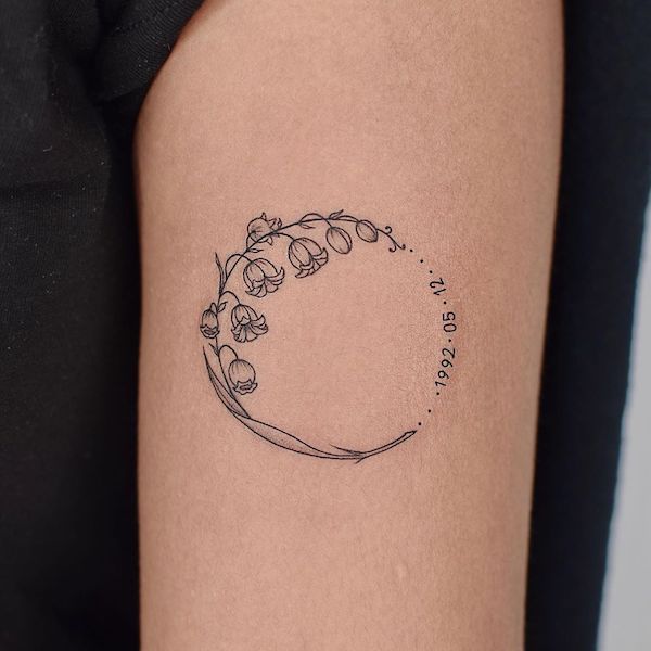 Lily of the valley with date