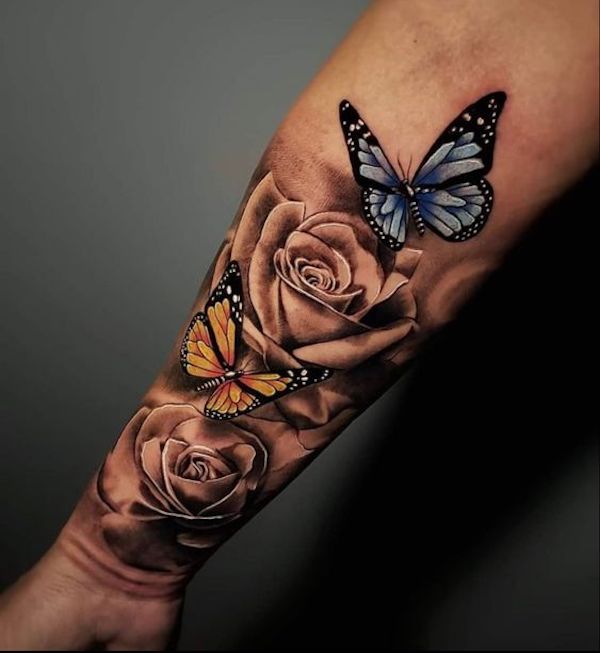 Monarch Butterfly Tattoos – Symbolism and Creativity