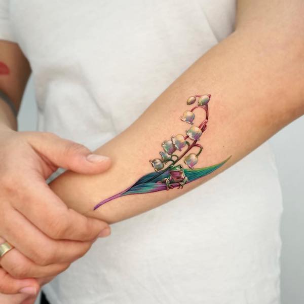 125 Lily Of the Valley Tattoo Ideas In 2021  Meanings Designs And More