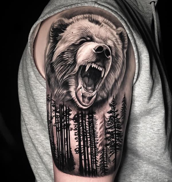 Bear Tattoos Meanings Tattoo Designs  Ideas