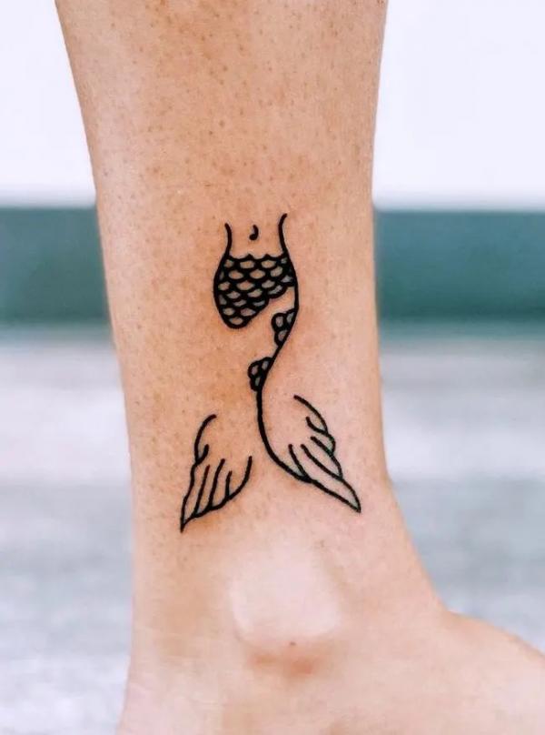 TattooEasily.com - Get Cool Tattoo Design Ideas | Mermaid tattoo designs, Mermaid  tattoos, Silhouette tattoos