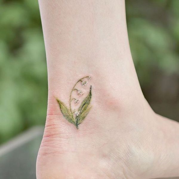 28 Lovely Lily Of The Valley Tattoo Ideas to Inspire You in 2023
