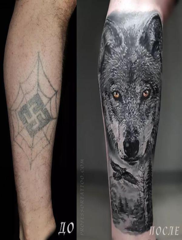Wolf  cover up  Sebastian Ferreira Tattoo Artist  Facebook
