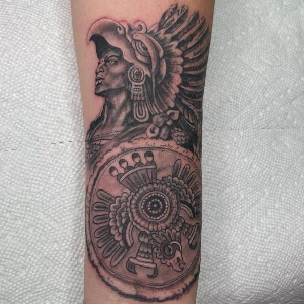 piranha tatt on Twitter aztec eagle warrior skull tattoo  httptco3JzE8aPZQg  Twitter