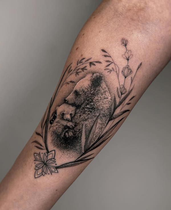 Bear Tattoo Designs For Woman  TattooMenu