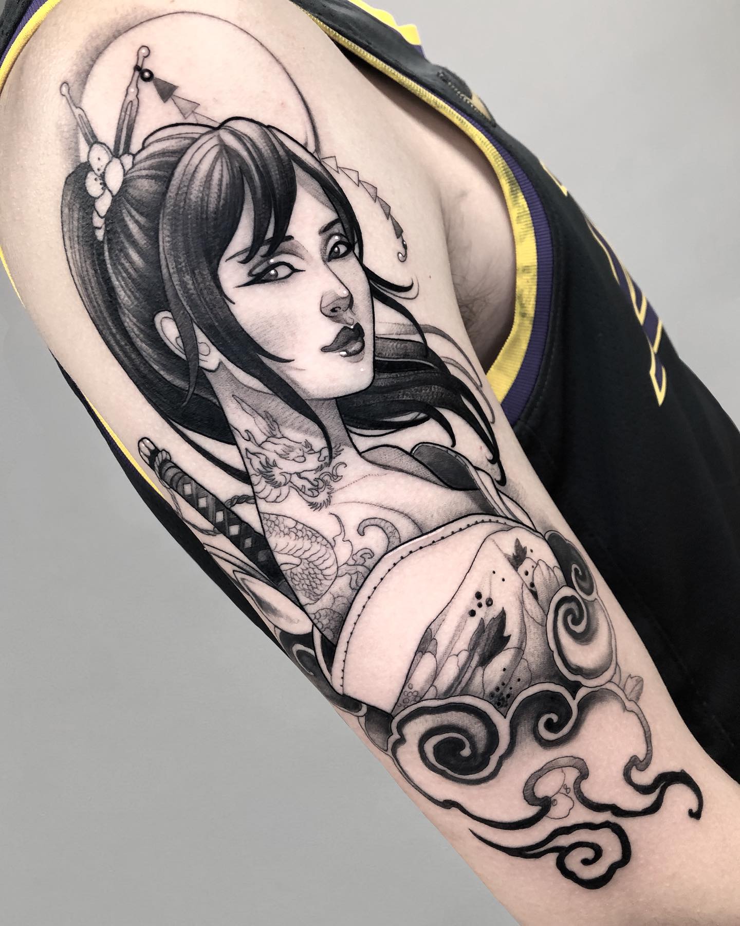 warrior geisha tattoo