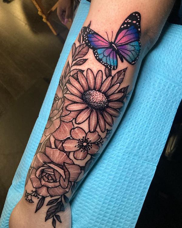 Blue Butterfly Tattoos: Meanings, Designs and Ideas | Art and Design