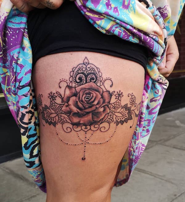 Garter Tattoos: The Perfect Blend of Sultry and Sweet