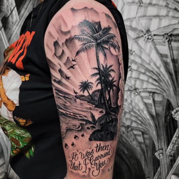 It was then that i carried you tattoo