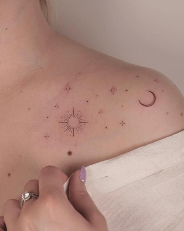 Top 177+ minimal star tattoo best