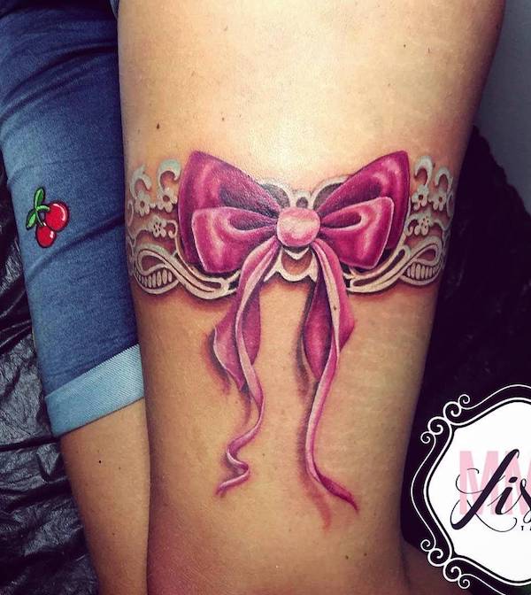 Garter Tattoos The Perfect Blend of Sultry and Sweet Art and Design