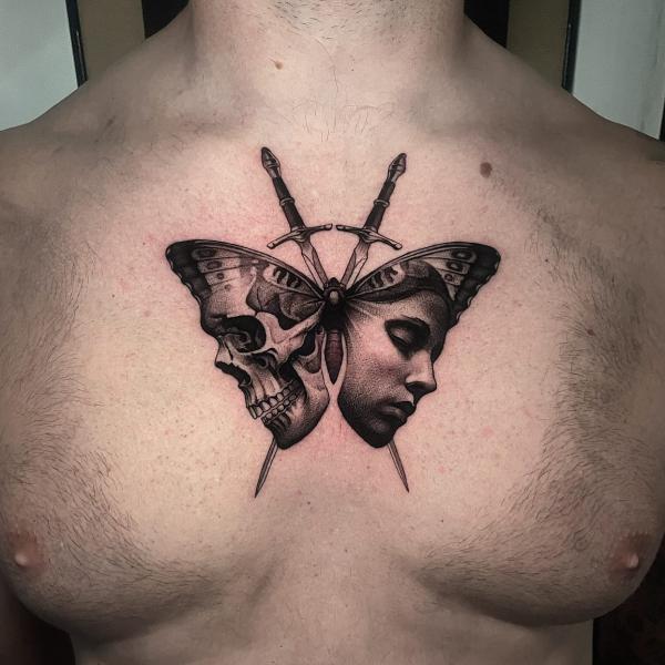 Skull Butterfly Tattoo Meaning Unveiling the Symbolism Behind a  Mesmerizing Design  Impeccable Nest