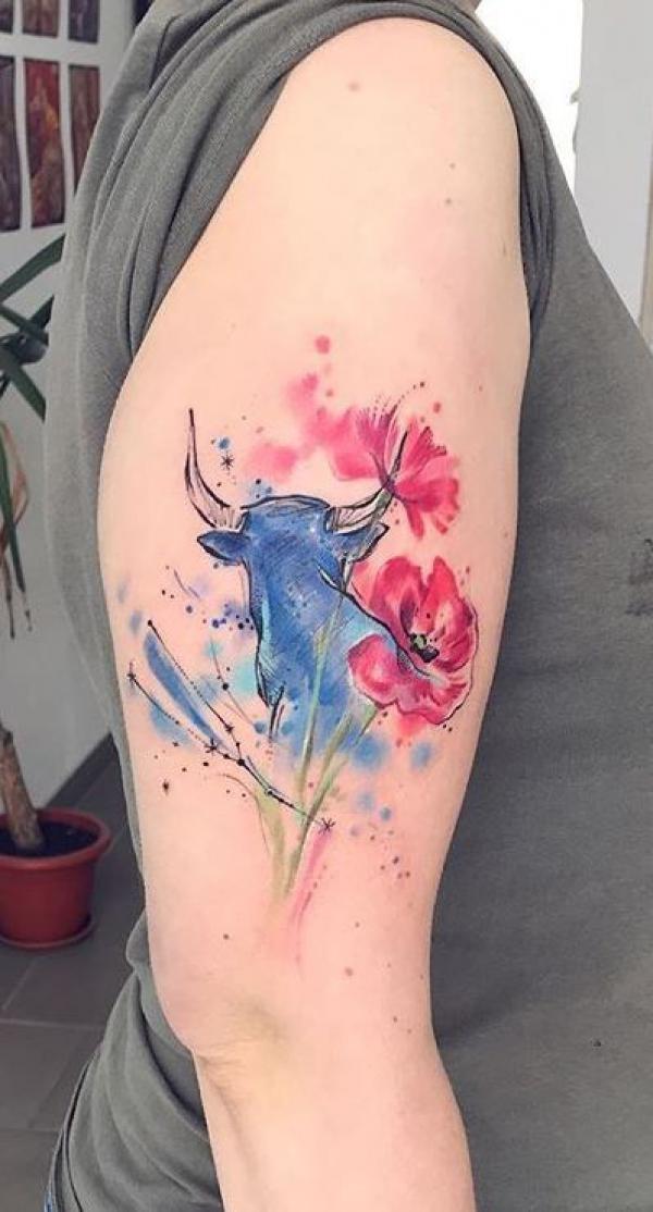 Taurus Tattoo  meaning photos sketches and examples