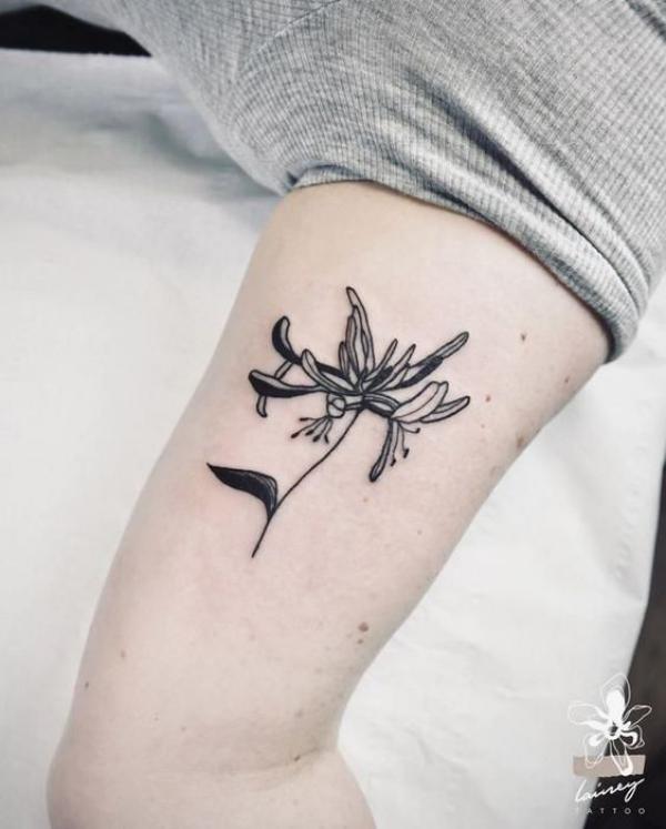 Honeysuckle Tattoos Symbolism and Design Inspiration