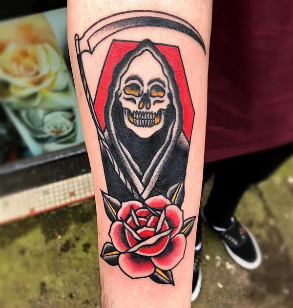 Tattoos and Reapers image inspiration on Designspiration