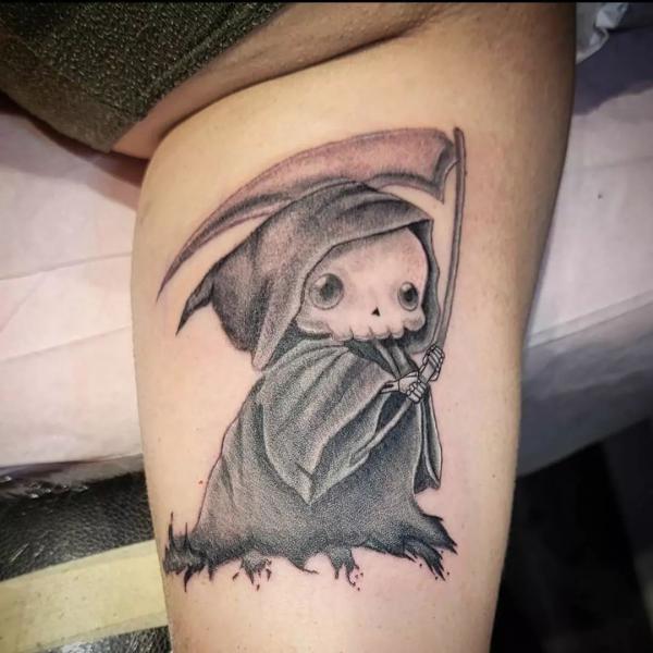Another traditional Grim Reaper,... - Good Soul Tattoo Studio | Facebook