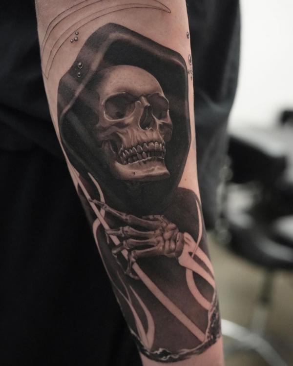 30 Meaningful Grim Reaper Tattoo Designs | Art and Design